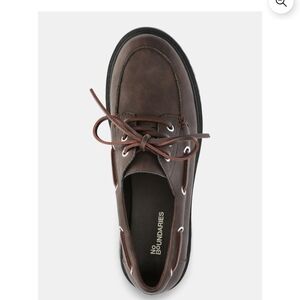 No Boundariez Women’s Platform Boat Brown Shoes Size 10M - 11M New